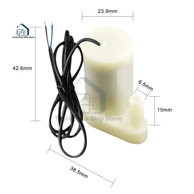 Mini Micro Submersible Water Pump 100L/H DC 3V Low Noise Brushless Motor Pump horizontal vertical 1m soft hose from PriceLows™