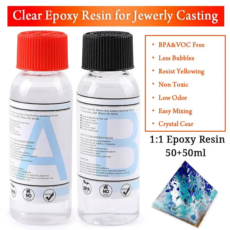 Epoxy Resin Molds Kit | Silicone Jewelry Making | Keychain Earring Diy