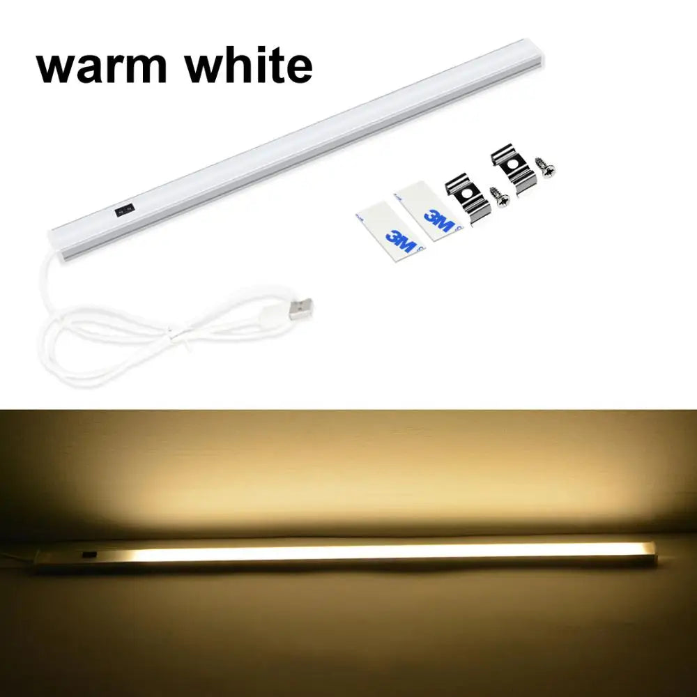 LED Bar Light | Motion Sensor USB 5V | Aluminium Profile | 30/40/50cm