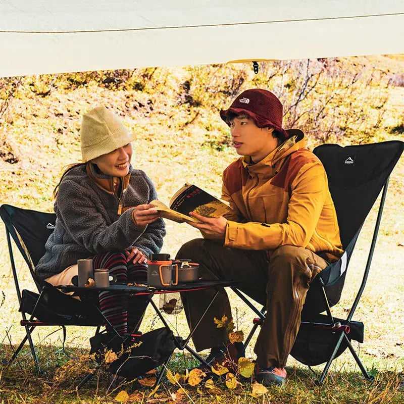 Camping Chair | Aluminum Frame | Foldable All Seasons | Beach Picnic from PriceLows™