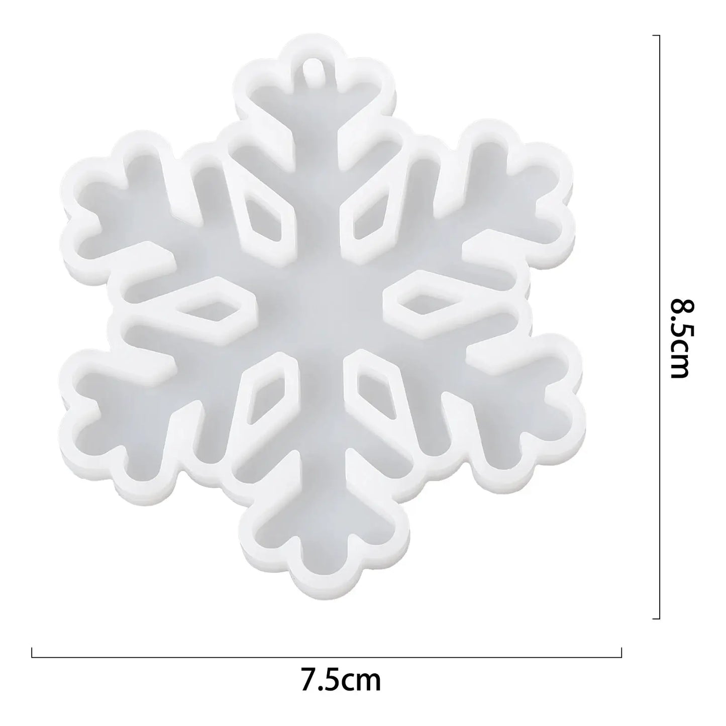 Silicone Mold | Snowflake Shape | UV Resin Compatible