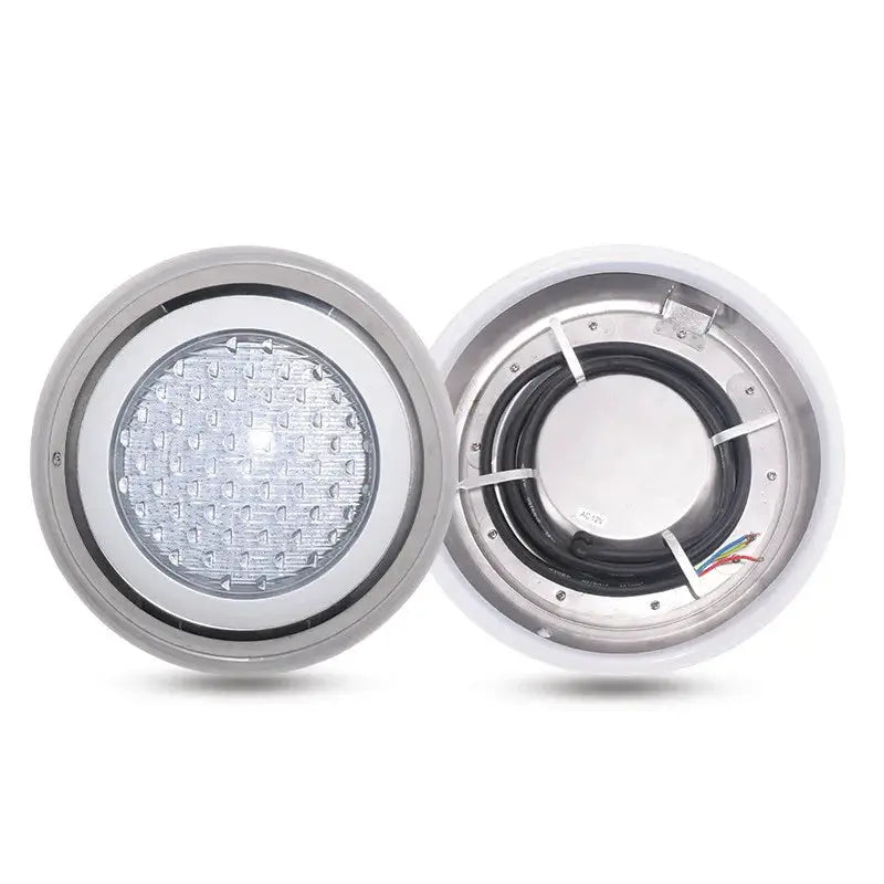 Stainless Steel Ip68 Led Swimming Pool Light 20W30W 40W 50W 60W Silver Waterproof Lamps Underwater Lights AC12V RGB Piscina Lamp from PriceLows™