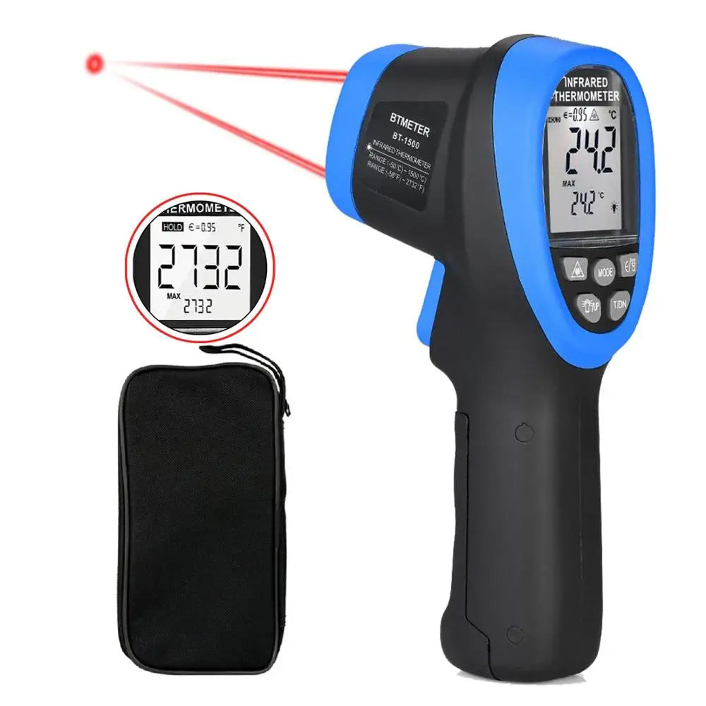 Infrared Thermometer | Range -50 to 1500 C | 30:1 D:S Ratio | BT-1500