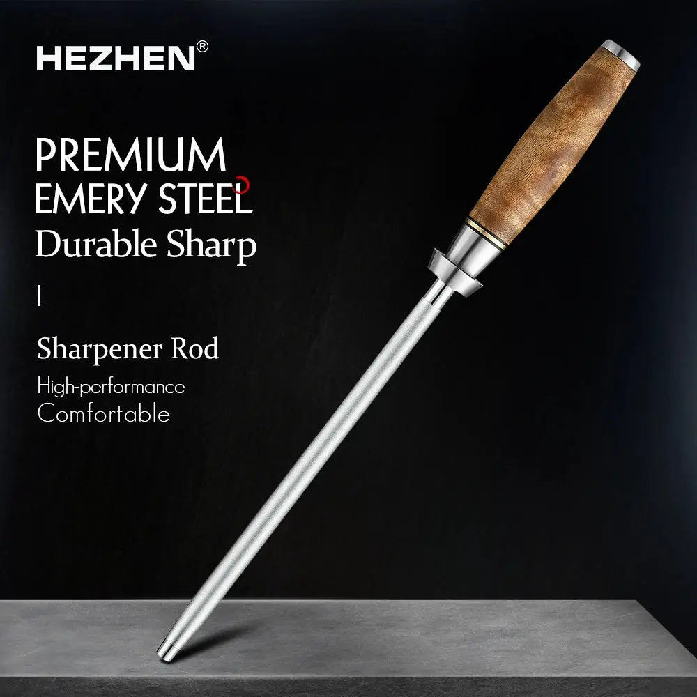 Diamond Sharpener Rod | Length 360mm | Diamond High Carbon Steel | Master Series