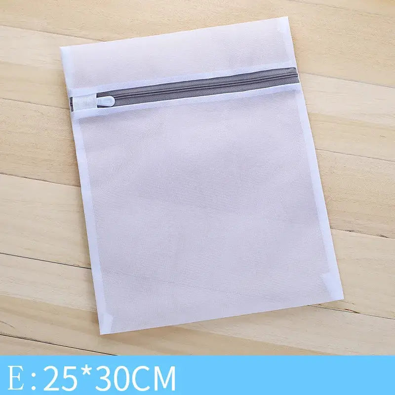 1PC Clothes Washing Machine Laundry Bag With Zipper Nylon Mesh Net Bra Washing Bag Black Wash Bags from PriceLows™