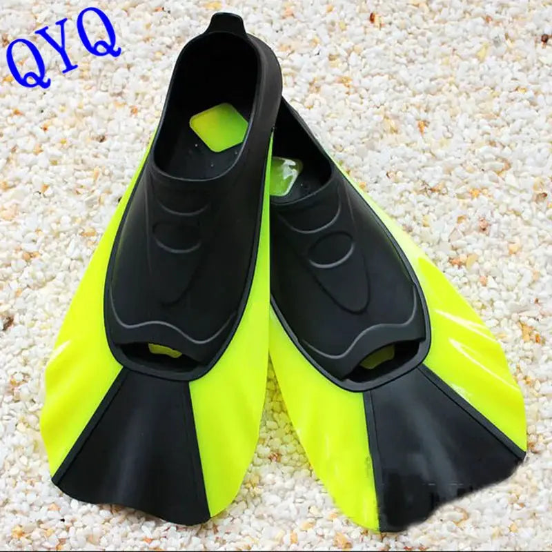 QYQ Silicone flippers for men, women and children frog shoes swimming snorkeling equipment from PriceLows™