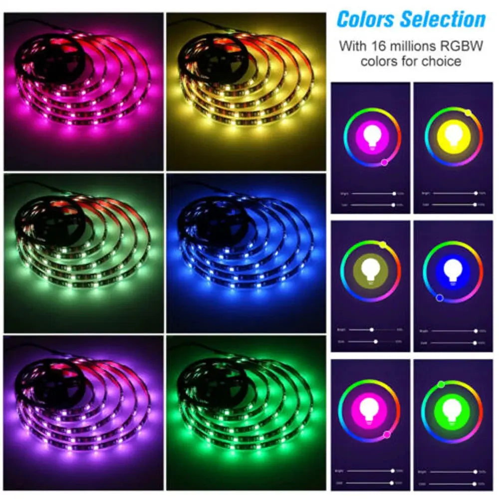 WiFi Smart Mini Led Controller DC 5V 12V 24V RGBW RGBWW RGB+CCT RGB Strip Controller TUYA Smart Life APP Echo Plus Voice Control from PriceLows™