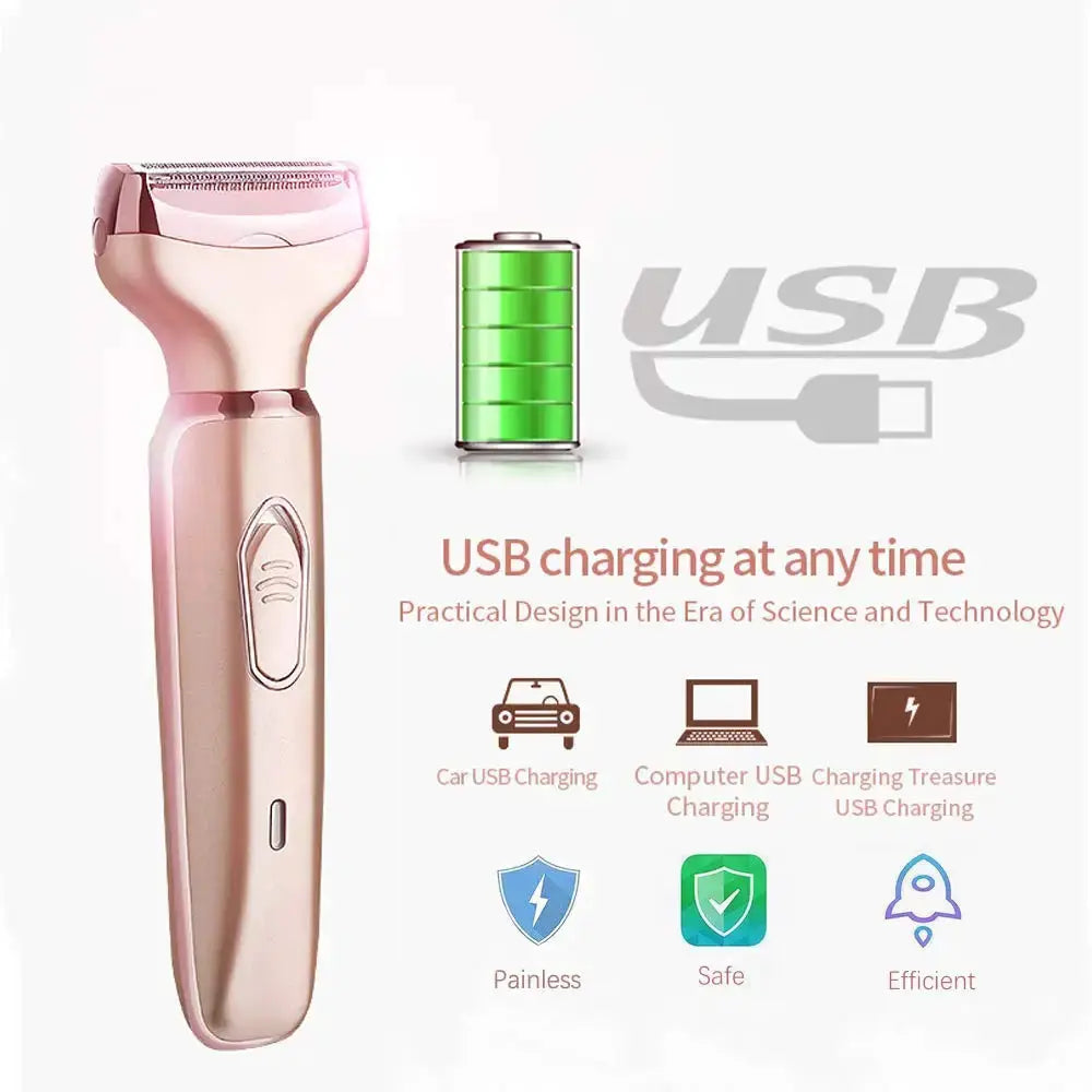Women Hair Trimmer | Waterproof | 90 Min Battery | Wet Dry Use