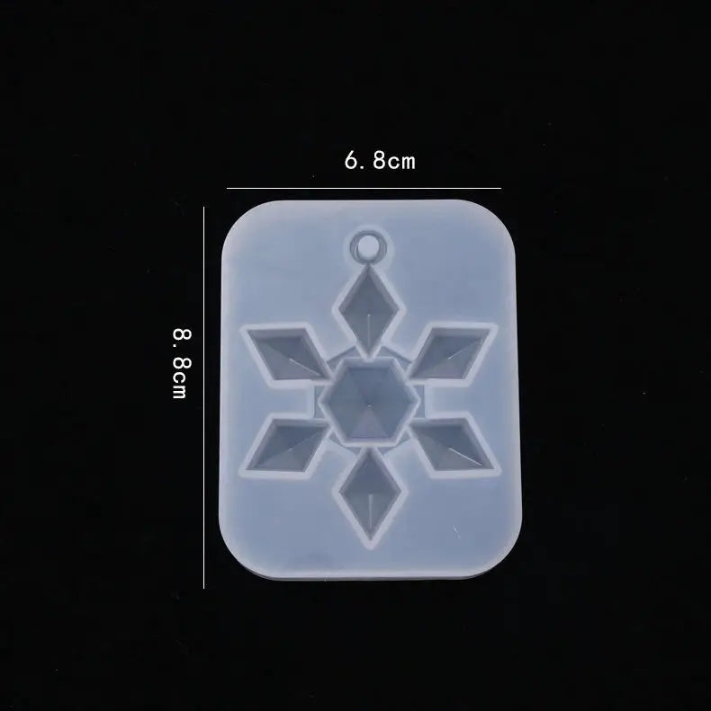 Silicone Mold | Snowflake Shape | UV Resin Compatible