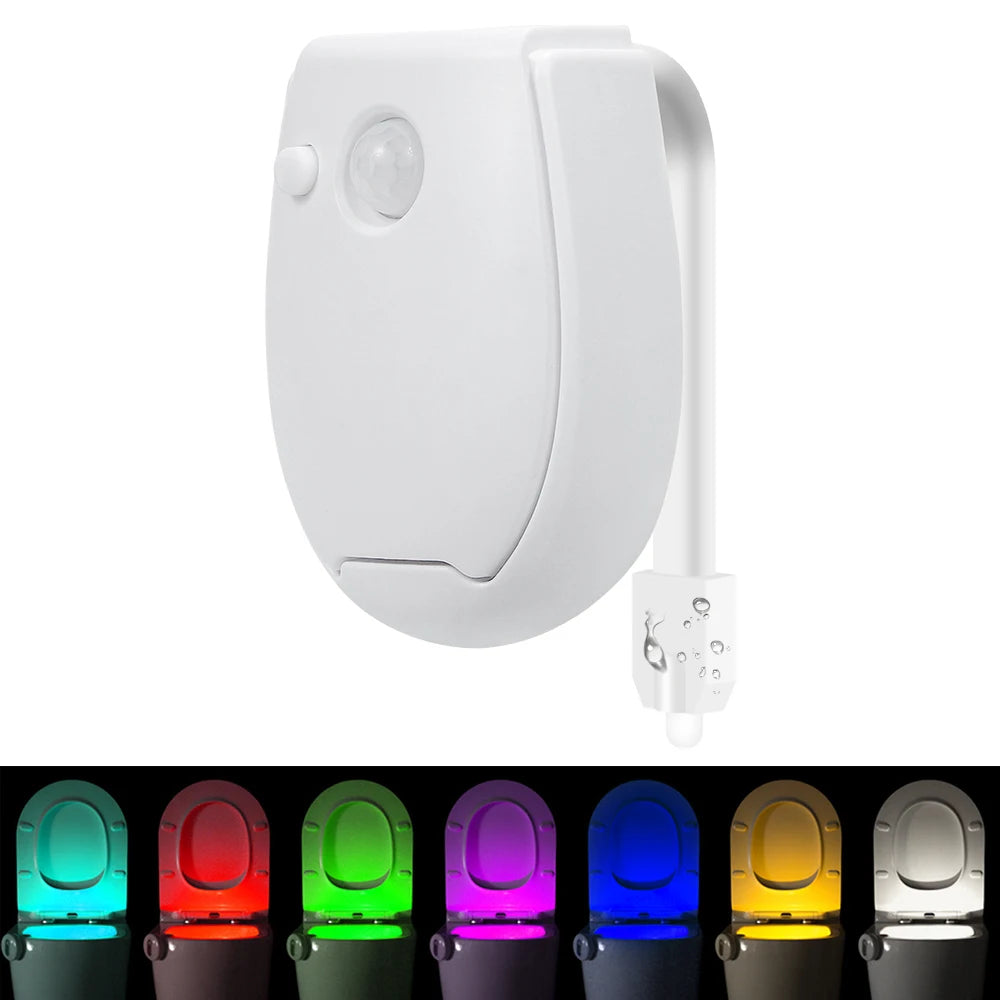 Toilet Night Light | RGB LED | PIR Motion Sensor | Waterproof ABS Body