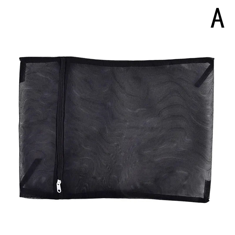 1PC Clothes Washing Machine Laundry Bag With Zipper Nylon Mesh Net Bra Washing Bag Black Wash Bags from PriceLows™