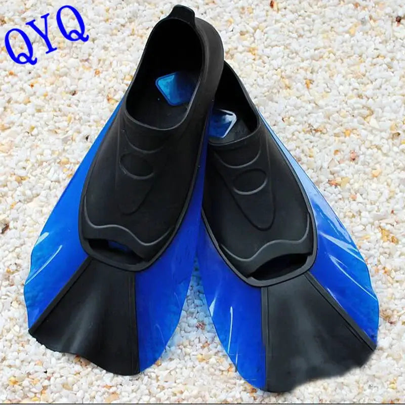 QYQ Silicone flippers for men, women and children frog shoes swimming snorkeling equipment from PriceLows™