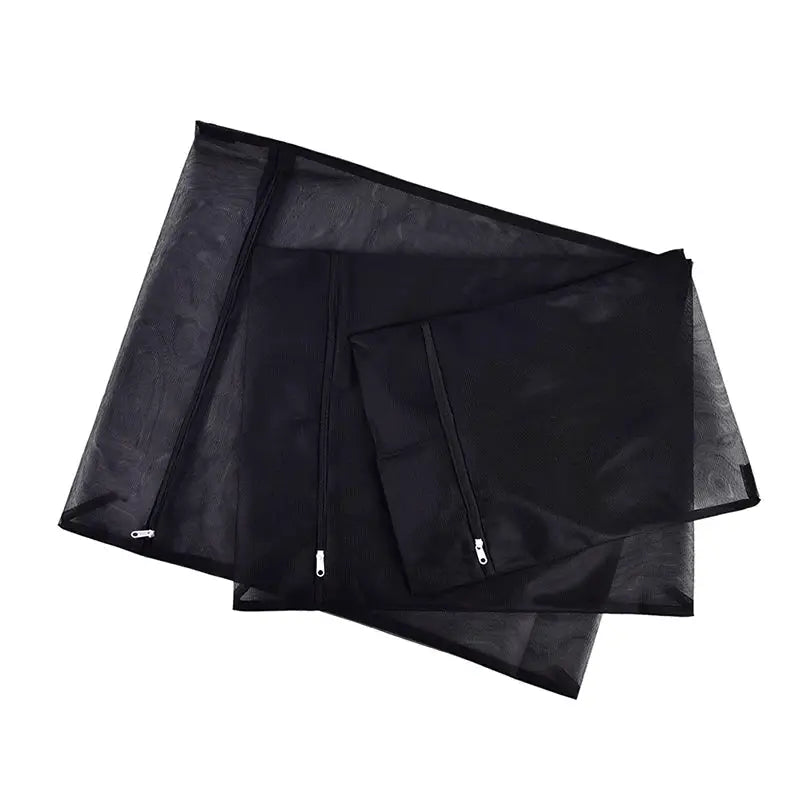 1PC Clothes Washing Machine Laundry Bag With Zipper Nylon Mesh Net Bra Washing Bag Black Wash Bags from PriceLows™