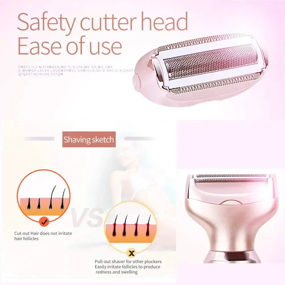 Women Hair Trimmer | Waterproof | 90 Min Battery | Wet Dry Use
