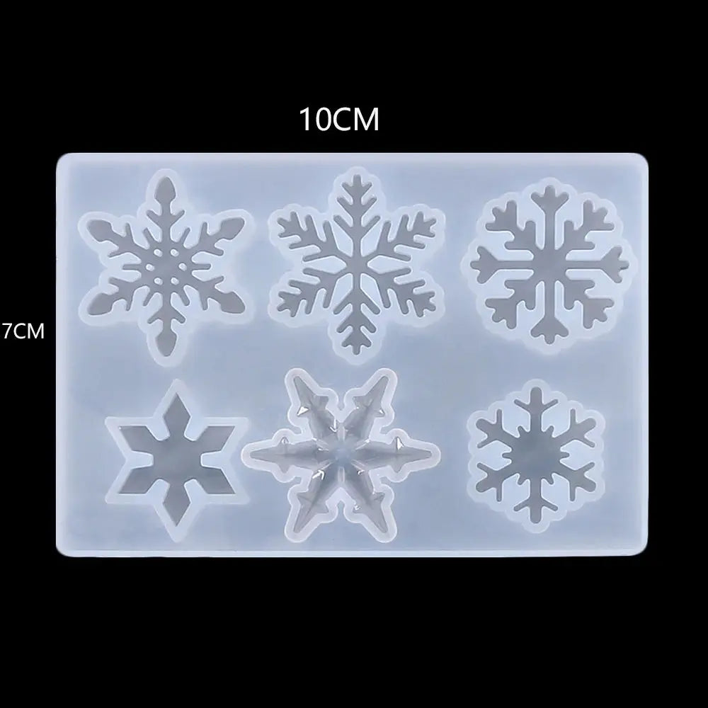 Silicone Mold | Snowflake Shape | UV Resin Compatible