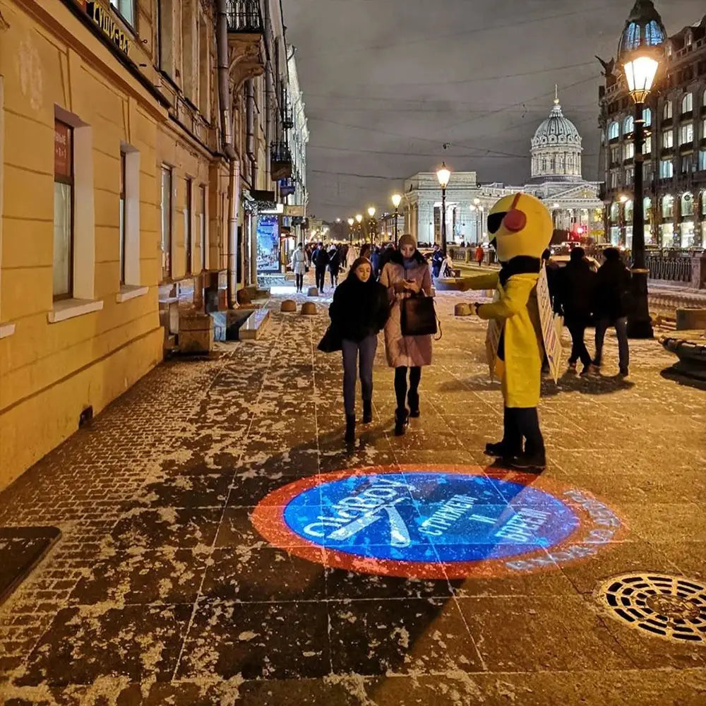 Outdoor LED Gobo Projector | IP67 Waterproof | Custom Logo