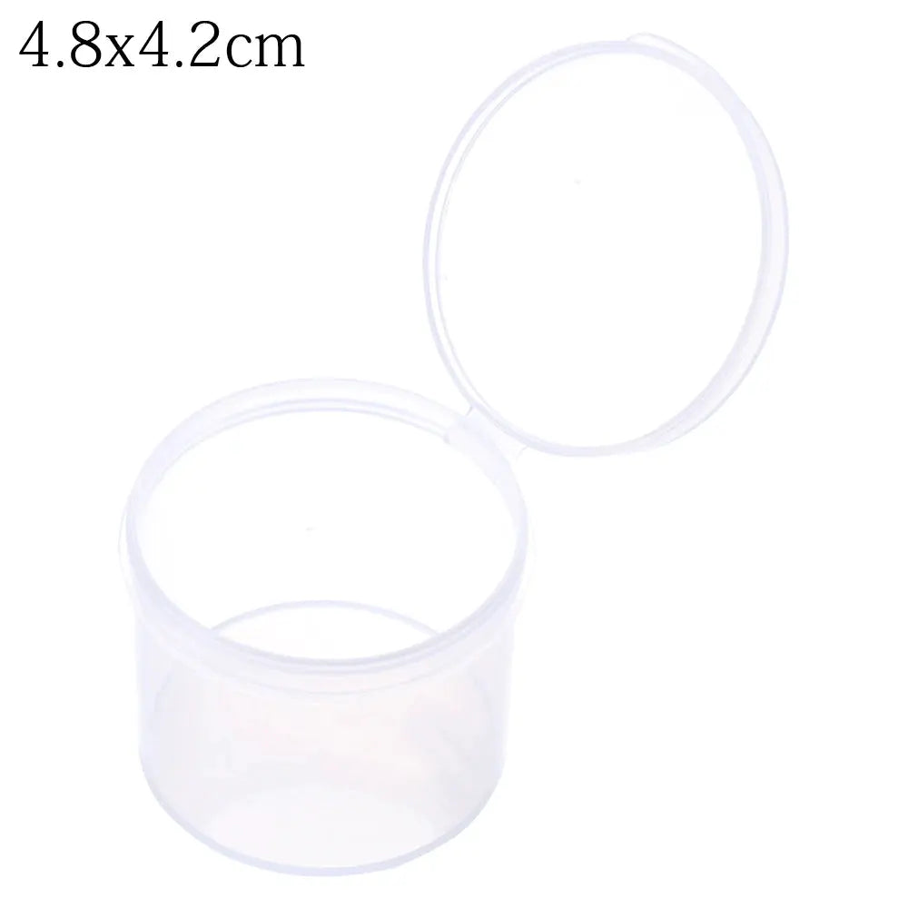 1PC Square/Round Transparent Plastic Storage Box Small Case Beads Earrings Jewelry Container Hardware Organizer Pill Chip Box from PriceLows™