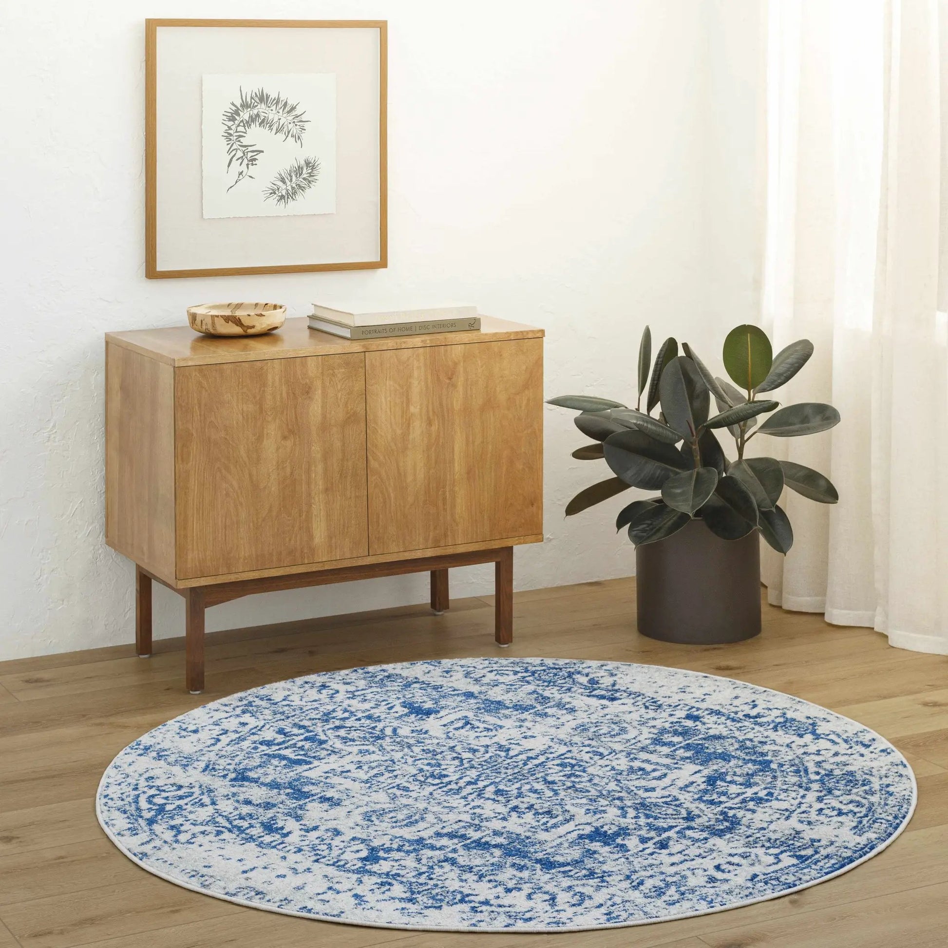 Rachel Navy Area Rug from PriceLows™