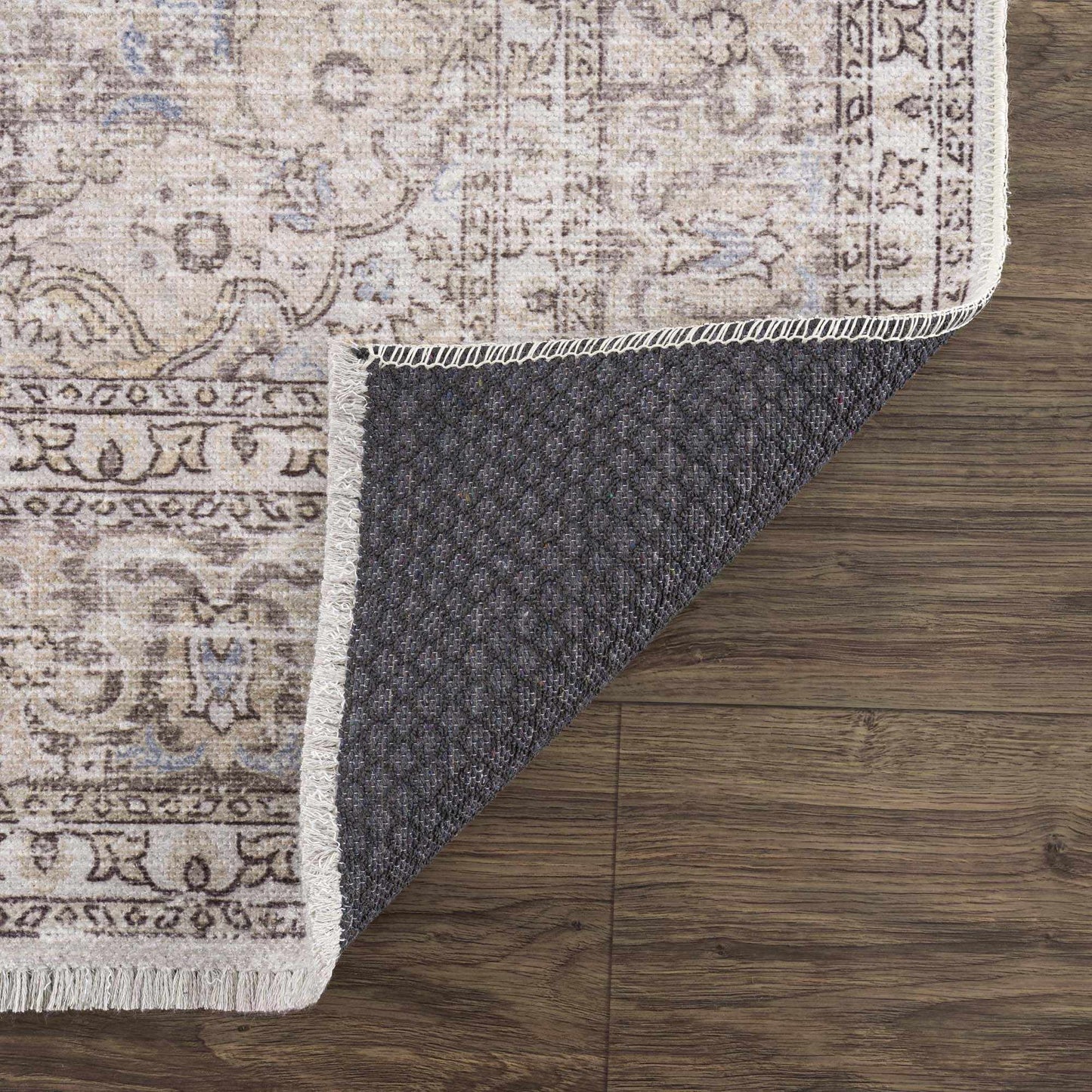 Cream Holi-2301 Washable Area Rug from PriceLows™