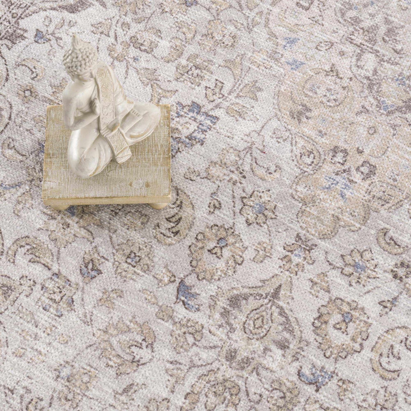 Cream Holi-2301 Washable Area Rug from PriceLows™