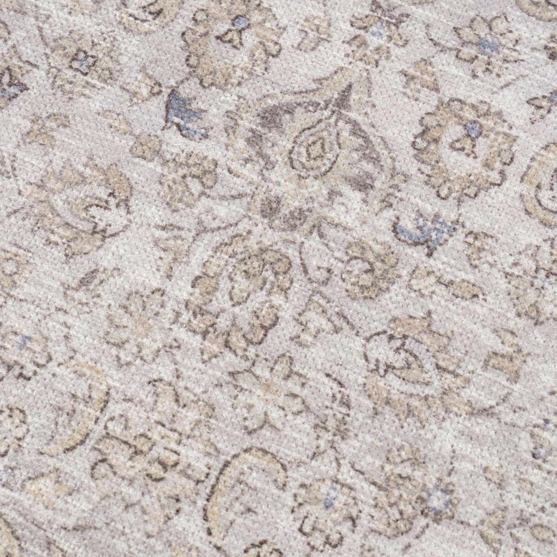 Cream Holi-2301 Washable Area Rug from PriceLows™