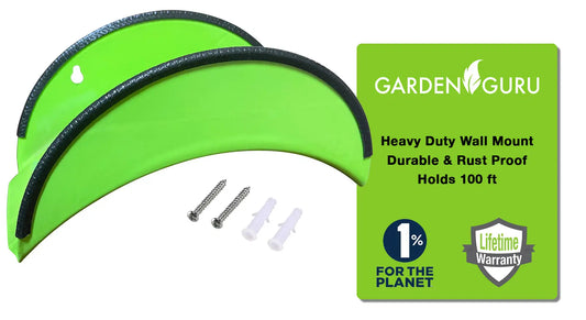 Garden Hose Holder | Heavy Duty Steel | Rust Resistant | Holds 100 Feet