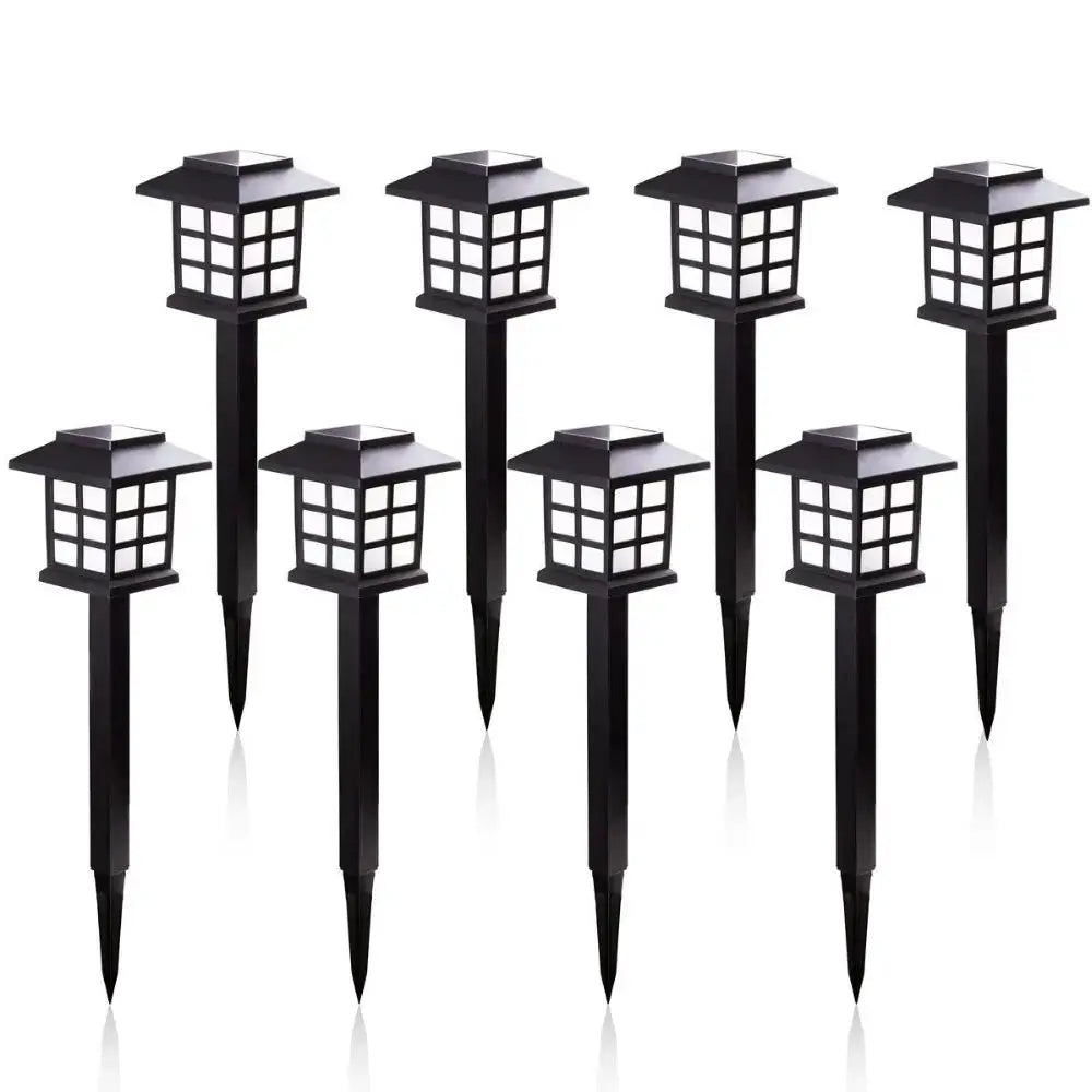 2/4/6/8pcs Led Solar Pathway Lights Waterproof Outdoor Solar Lamp for Garden/Landscape/Yard/Patio/Driveway/Walkway Lighting from PriceLows™