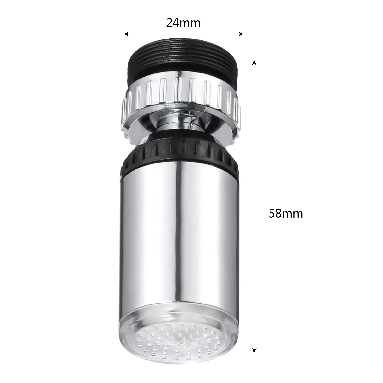 LED Water Faucet Light 3 Colorful Changing Glow Shower Head Kitchen Tap Faucet Light Temperature Sensor 22mm Internal thread from PriceLows™