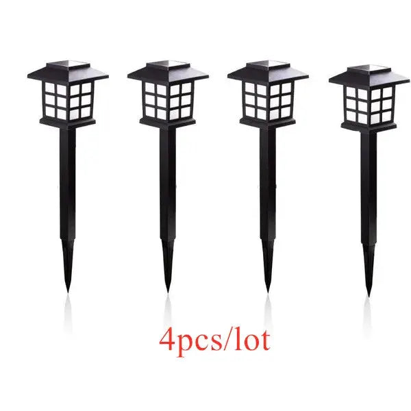 2/4/6/8pcs Led Solar Pathway Lights Waterproof Outdoor Solar Lamp for Garden/Landscape/Yard/Patio/Driveway/Walkway Lighting from PriceLows™