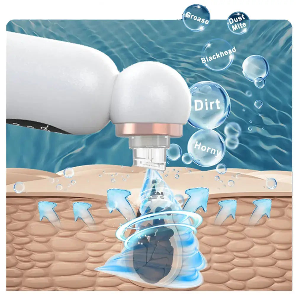 New Blackhead Remover Vacuum Suction Personal Care Small Bubble Electric Face Nose Cleaner from PriceLows™
