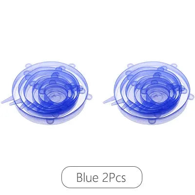 Silicone Stretch Lids | Food Grade | Universal Size | 6 To 12 Piece Set