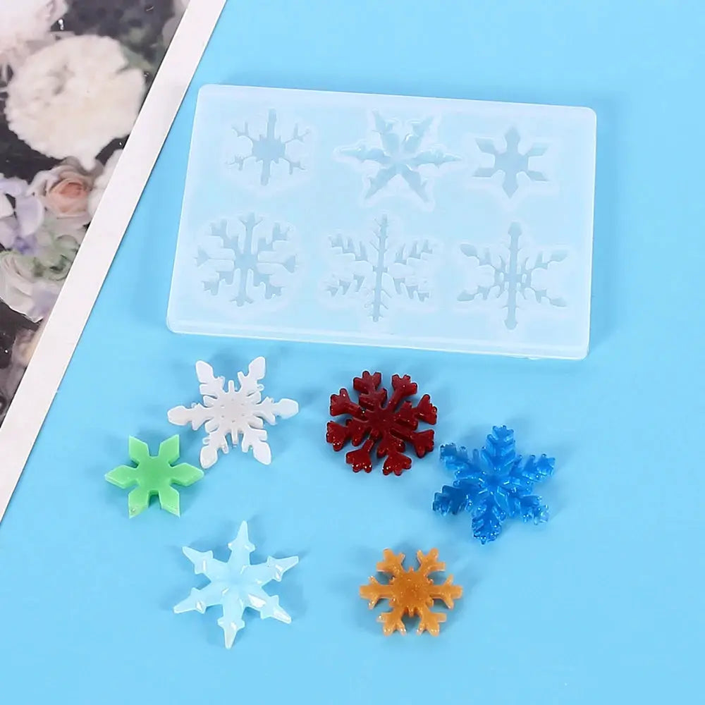 Silicone Mold | Snowflake Shape | UV Resin Compatible