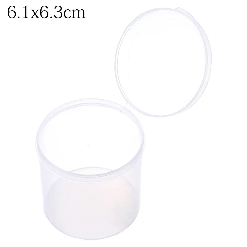 1PC Square/Round Transparent Plastic Storage Box Small Case Beads Earrings Jewelry Container Hardware Organizer Pill Chip Box from PriceLows™