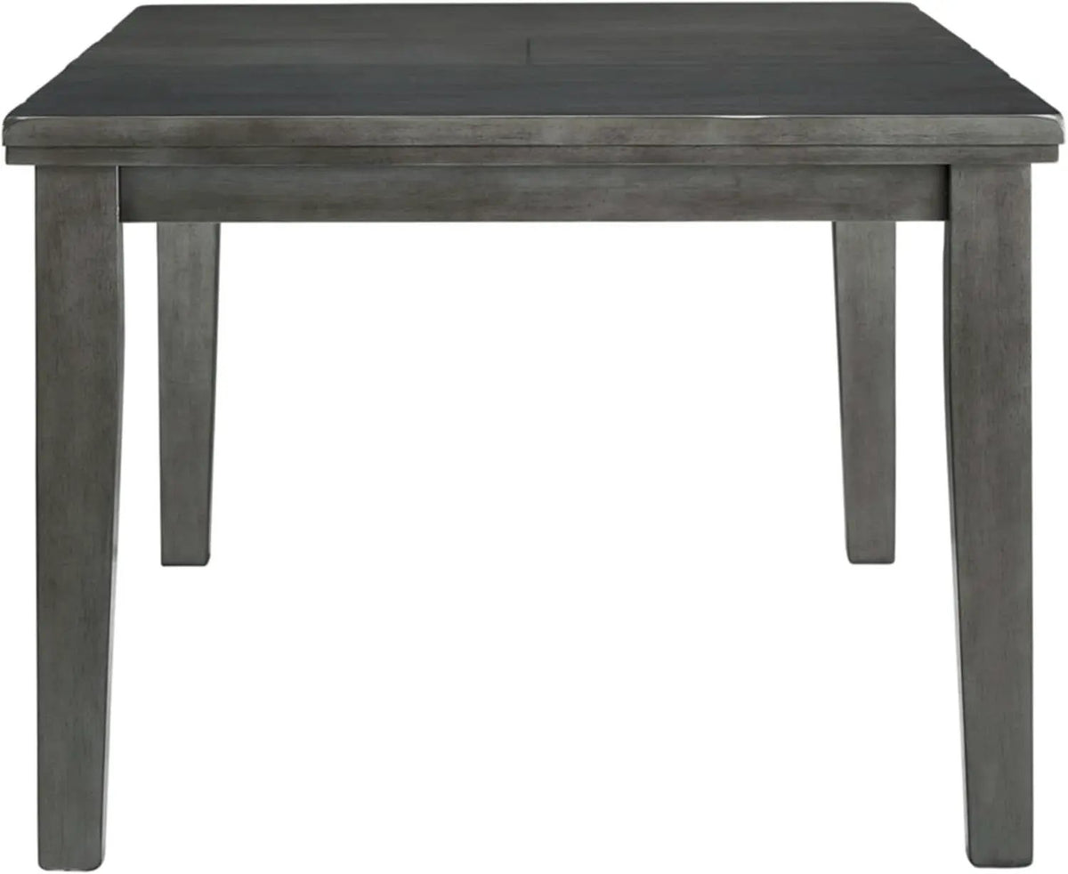 Hallanden Modern Farmhouse Butterfly Extension Dining Table Dark Gray from PriceLows™