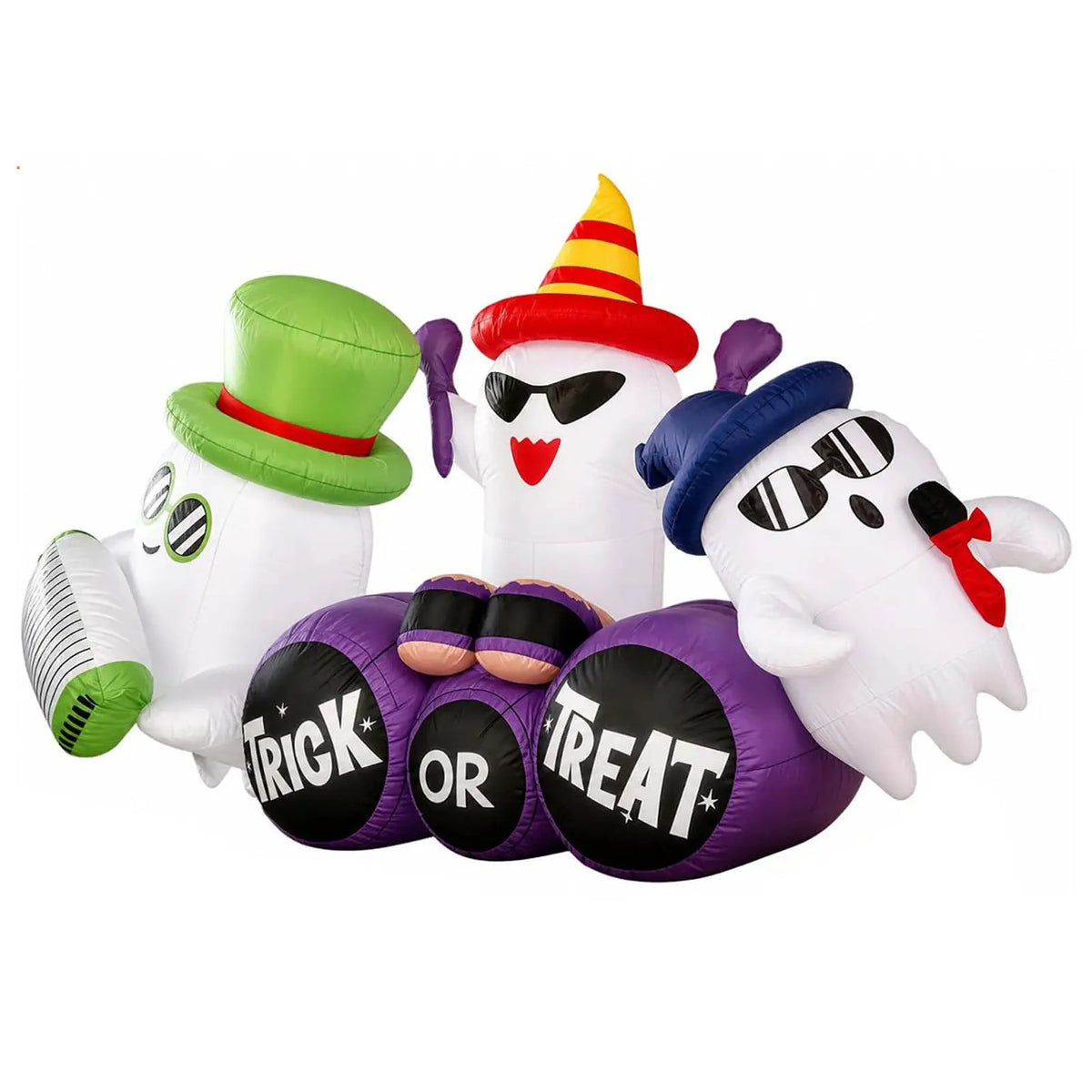 Halloween Ghost Band Inflatable | 8 Ft Tall | PriceLows™