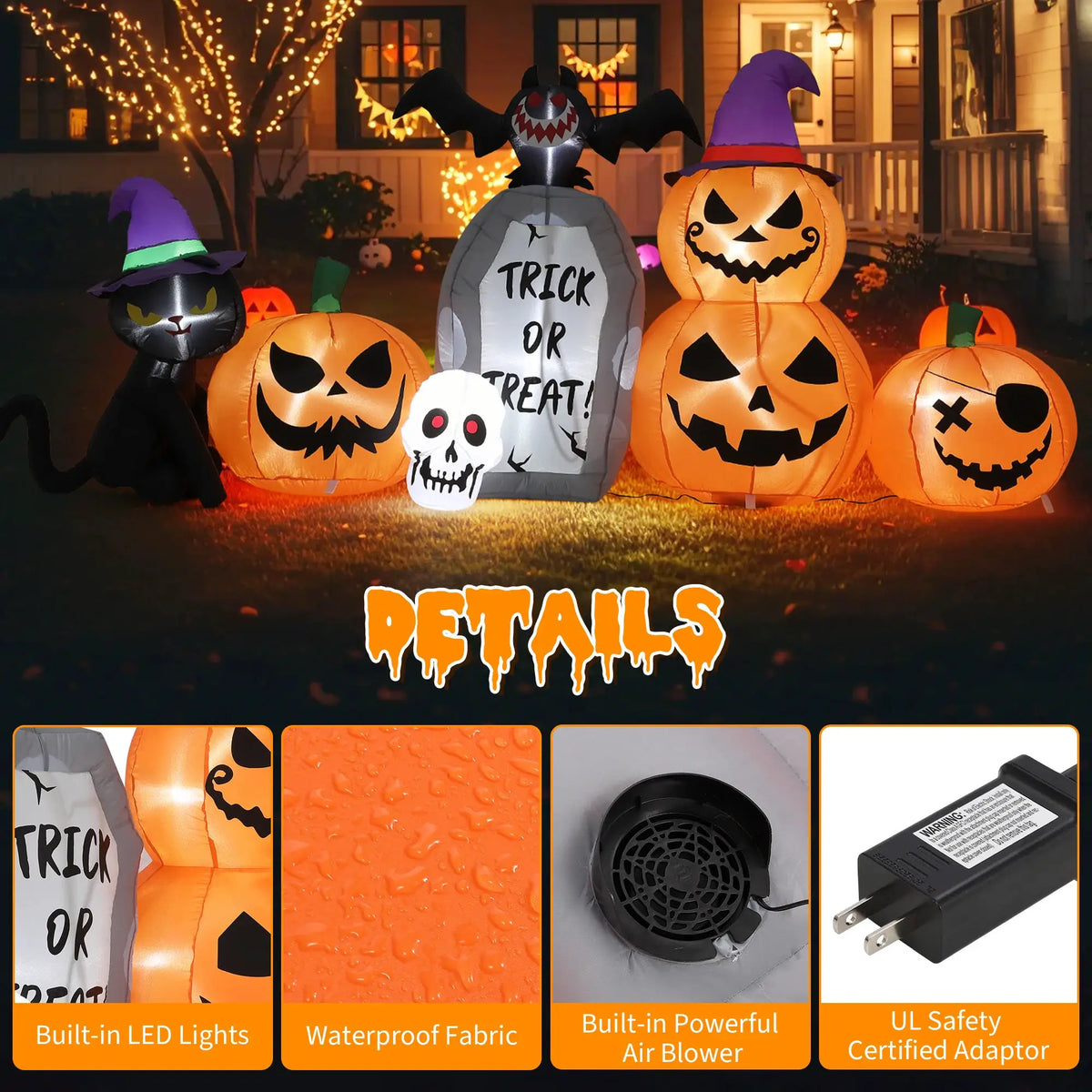 Halloween Inflatable | 8Ft LED Yard | PriceLows™
