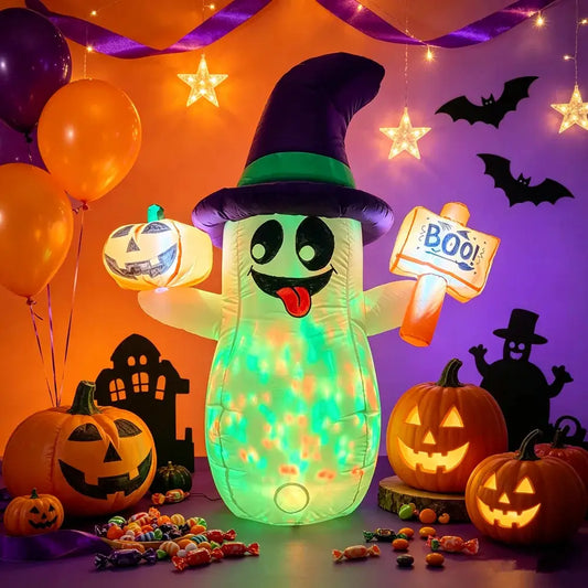 Halloween Inflatable Ghost | 5ft Height | PriceLows™