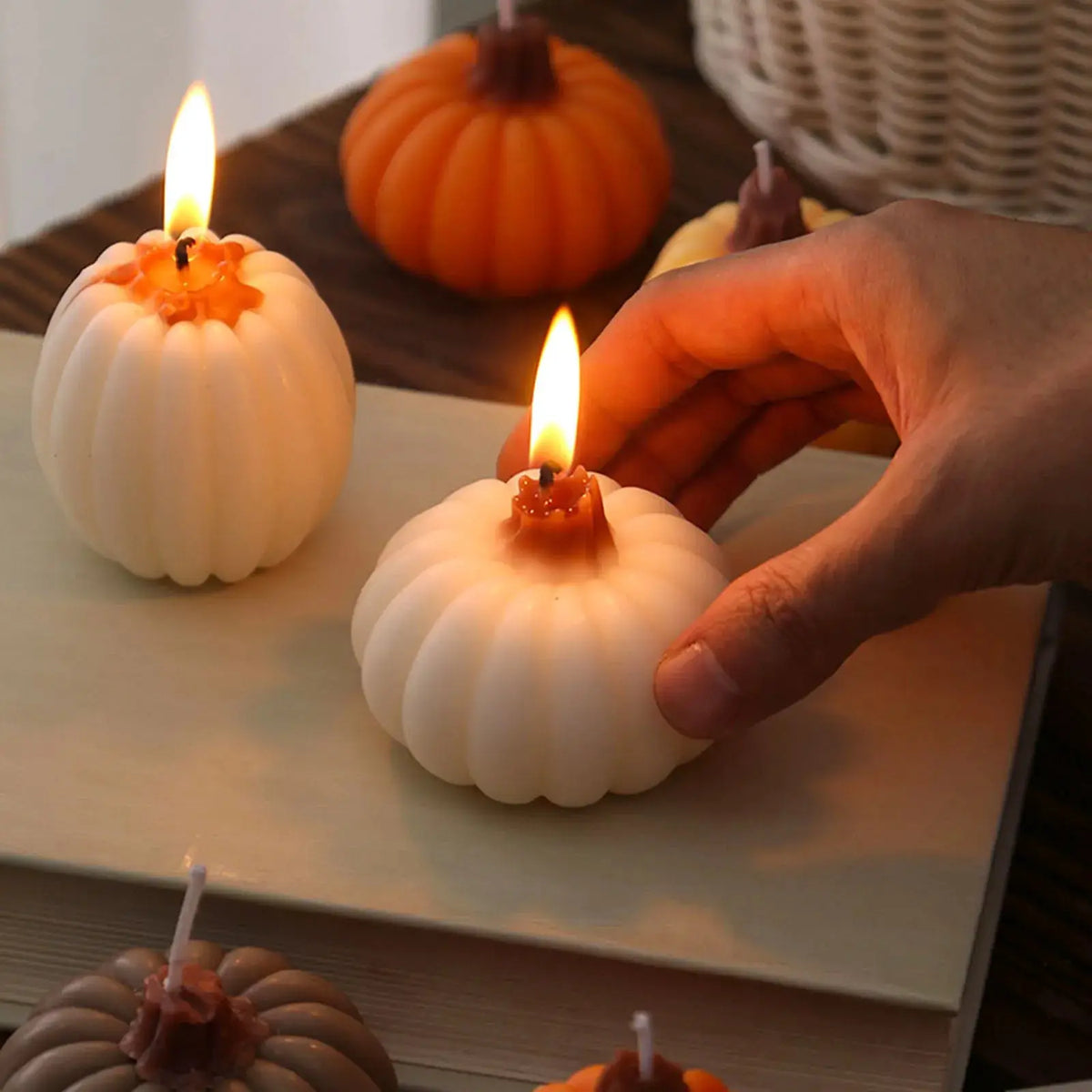Halloween Pumpkin Candle | Aromatherapy Scent | PriceLows™