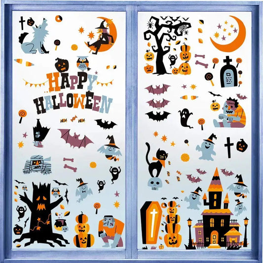 Halloween Window Clings | 10 Sheet Pack | PriceLows™