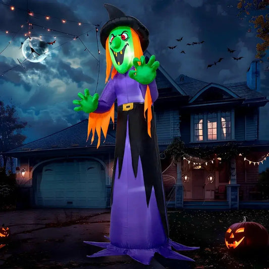 Halloween Witch Inflatable | 12 Ft Tall | PriceLows™