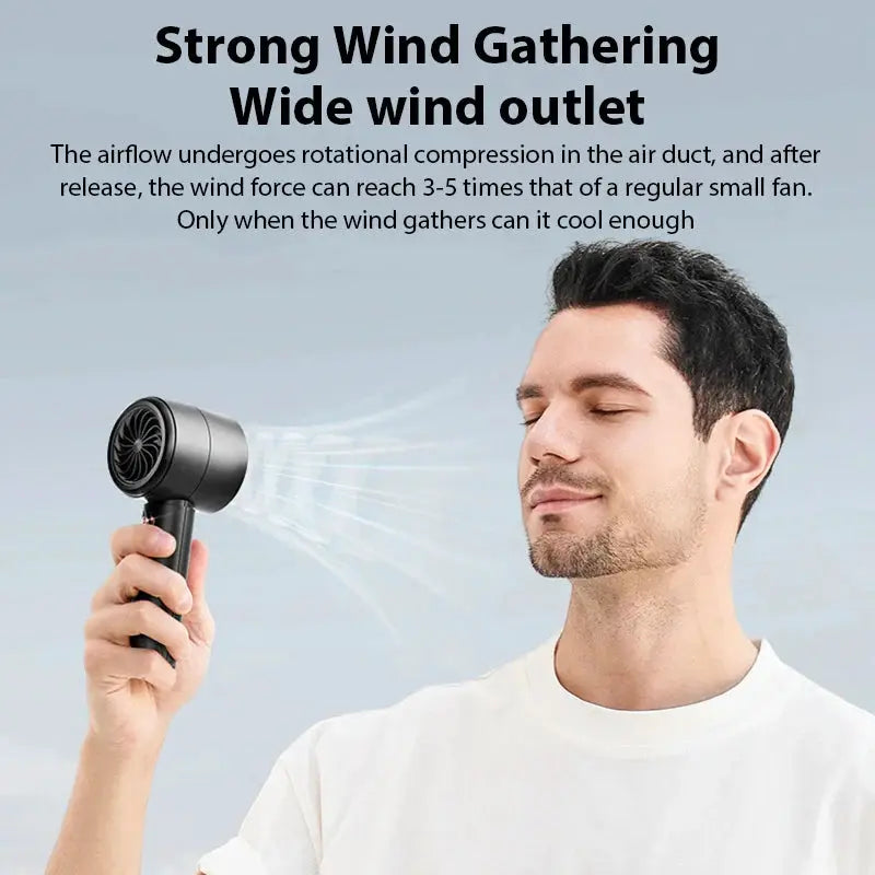 Handheld Fan | LED Display | USB Rechargeable | Outdoor Use from PriceLows™