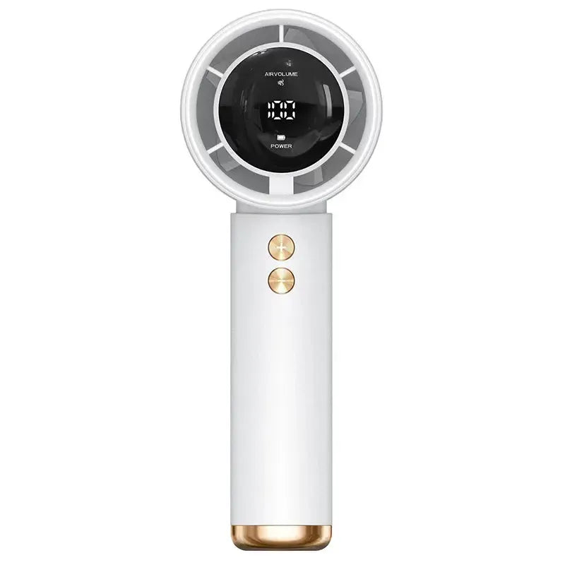 Handheld Fan | LED Display | USB Rechargeable | Outdoor Use from PriceLows™