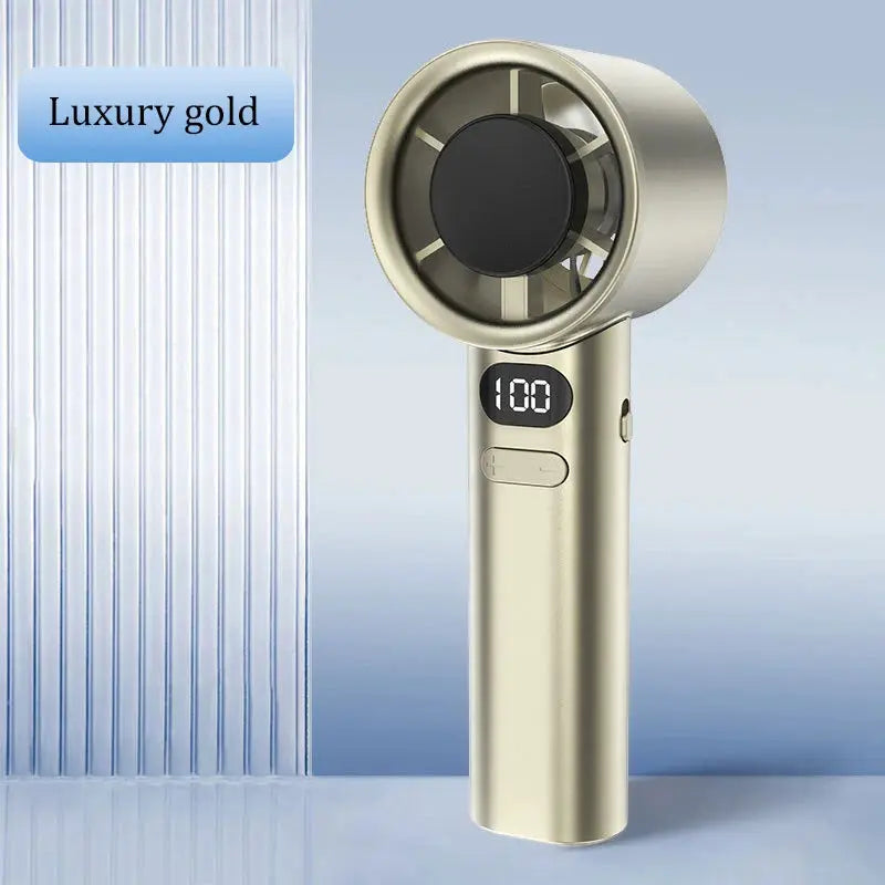 Handheld Fan | Lenovo | USB Rechargeable LED Display | One Size from PriceLows™
