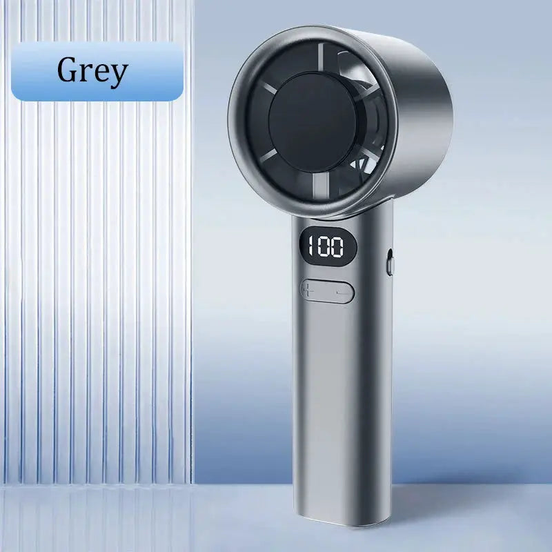 Handheld Fan | Lenovo | USB Rechargeable LED Display | One Size from PriceLows™