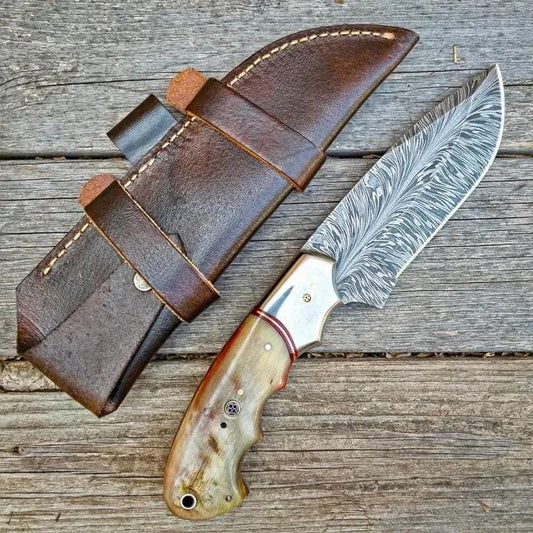 Handmade Damascus steel hunting knives | 10.5 Inch | Damascus Steel | Hunting & Survival Knife