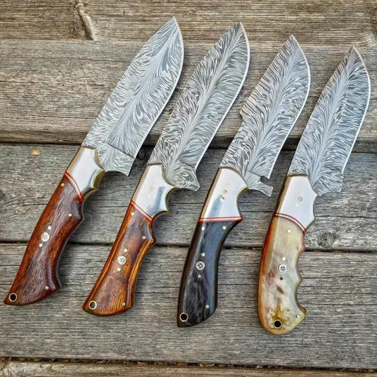 Handmade Damascus steel hunting knives set | 10.5 Inch | Damascus Steel | Hunting & Survival Knife