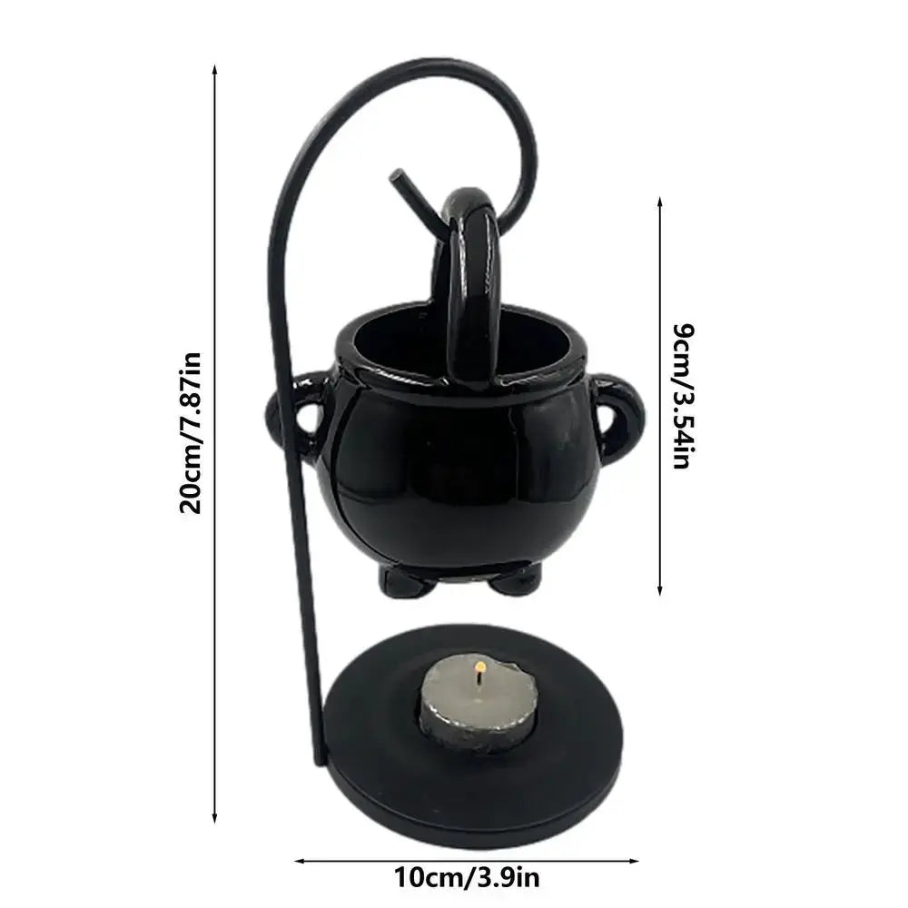 Hanging Cauldron Oil Burner | Metal Ceramic | PriceLows™