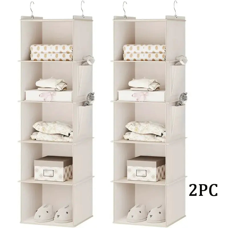Hanging Closet Organizer | 5 Tier Non Woven | PriceLows™