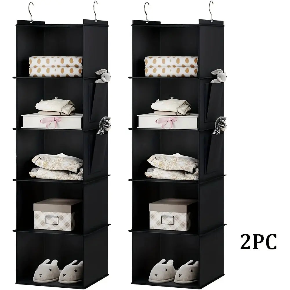 Hanging Closet Organizer | 5 Tier Non Woven | PriceLows™