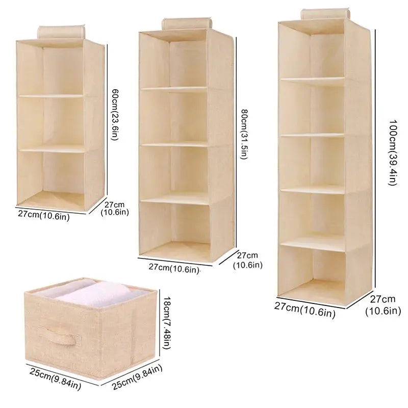 Hanging Closet Organizer | 6-Compartment | PriceLows™